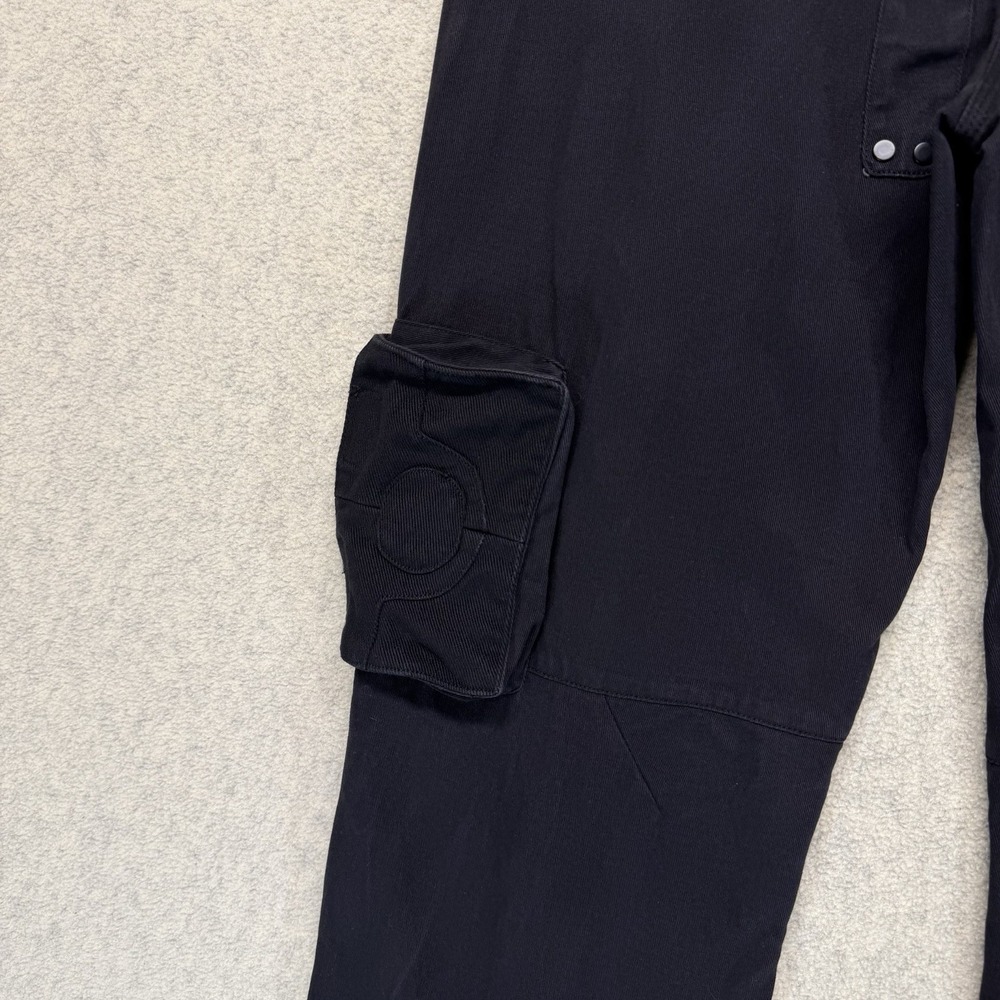 Vautour Cargo Utility Pants Black Multi Pocket Zip Ankle Tactical 32x30 - Picture 10 of 15
